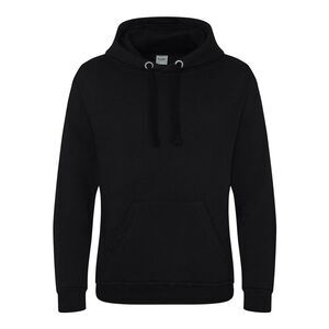 AWDis Just Hoods Mens Graduate Heavyweight Hoodie / Jet Black